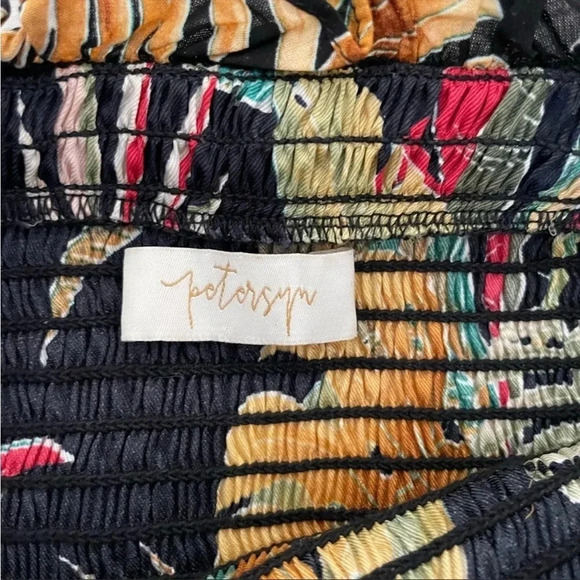 Petersyn ruched ruffle printed mini skirt - Picture 4 of 9